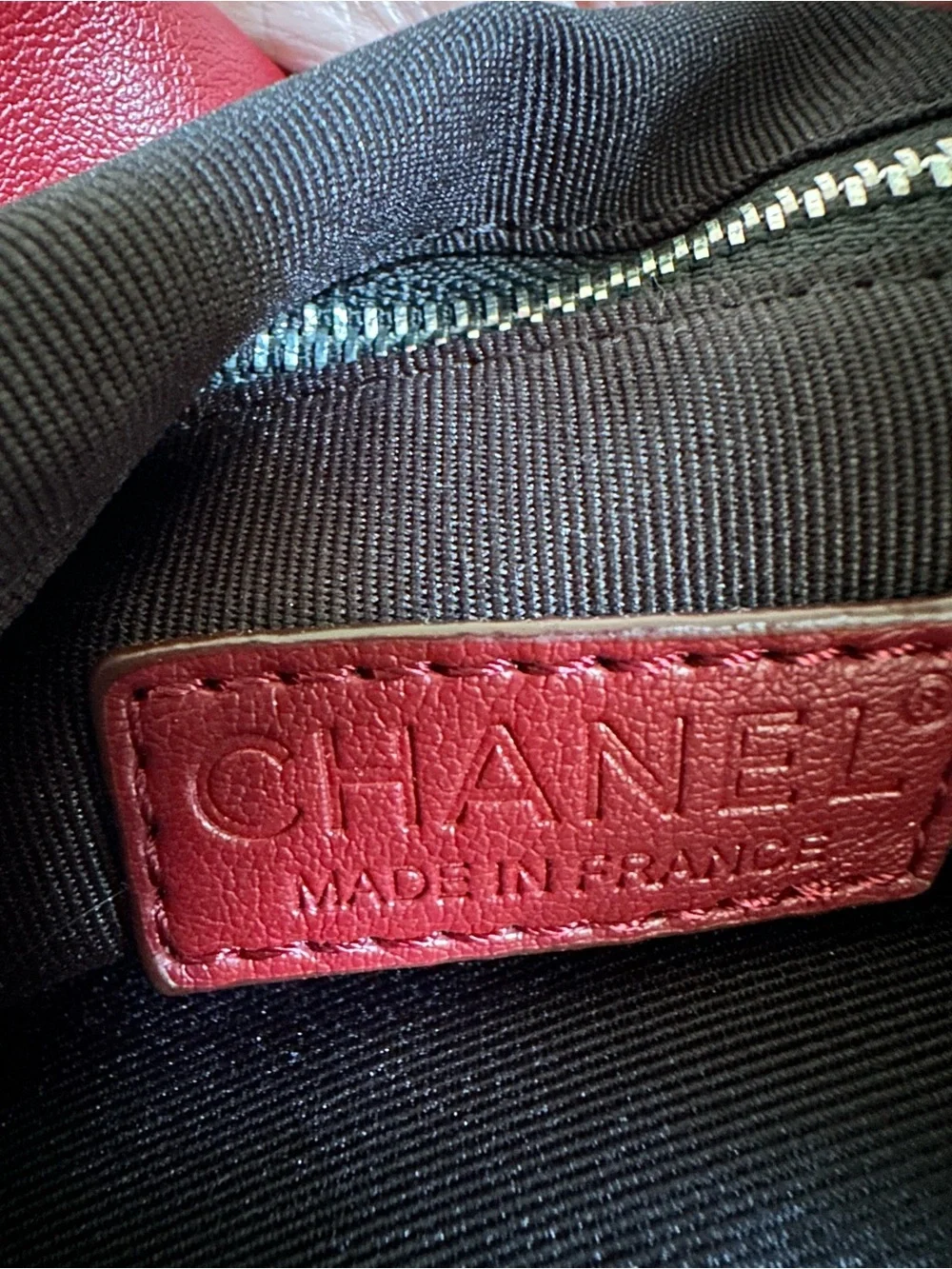Burgundy Genuine soft leather
